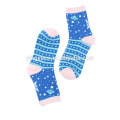 OEM Custom 100% Cotton Breathable Lovely Star Sky Socks for Ladies Female Mid-Calf Colorful Women Stockings